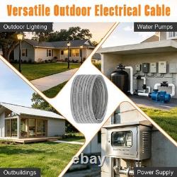 XMK 12/2 UF-B Wire Direct Burial Cable Underground Feeder, Solid Copper 100f
