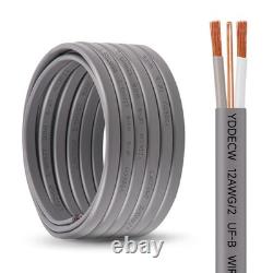 YDDECW 12/2 UF-B Wire 25FT 100% Pure Copper 12AWG 2 Connector Direct Burial