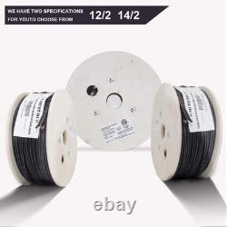 Zonegrace 12AWG 2Conductor 12/2 Direct Burial Wire for Low Voltage Landscape
