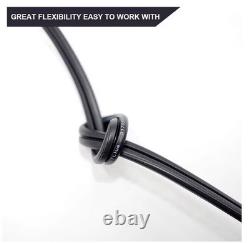 Zonegrace 12AWG 2-Conductor 12/2 Direct Burial Wire for Low Voltage Landscape