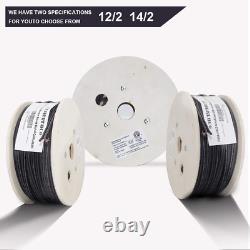 Zonegrace 14AWG 2-Conductor 14/2 Direct Burial Wire for Low Voltage Landscape Li