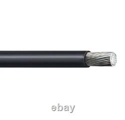 1000' 250 MCM Aluminium Xlp Use-2 Rhh Rhw-2 Câble De Sépulture Directe Noir 600v