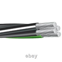100' 2-2-4-6 Câble D’alimentation Mobile En Aluminium Câble D’enfouissement Direct 600v