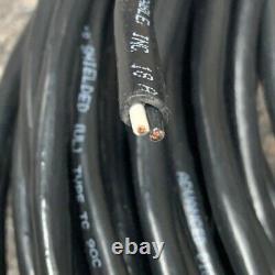 100 Câble blindé 1 paire TC de type 18 AWG avancé 600V pour enfouissement direct