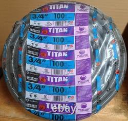 100' Conduit flexible étanche métallique direct enterrable Southwire Titan 2 de 3/4 po