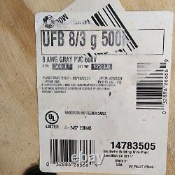 125 pi. 8/3 UF-B WG Câble d'alimentation souterrain Southwire pour enfouissement direct 8 AWG UFB