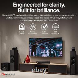 14/2 (250 pieds) Câble à encastrer et à enfouir (classé UL CL2 CL3) en cuivre sans oxygène O