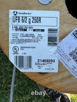 195 FT 6/2 UF-B CÂBLE ALIMENTATION SOUTERRAINE À ENFOUISSEMENT DIRECT