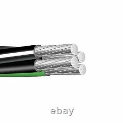250' 4/0-4/0-2/0-4 Câble D’alimentation Mobile En Aluminium Câble D’enfouissement Direct 600v