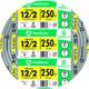 250 Pi. 12/2 Gris Solide Cu Uf-b Avec Fil En Cuivre Pour Extérieur, Enfouissement Direct 600 Volts