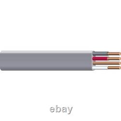 250 pieds 12/3 CU UF-B Avec G Électrique Solide Câble Fil Extérieur Enfouissement Direct 600V