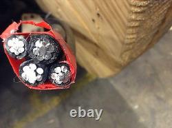 450' Slippery Rock 350-350-350-4/0 Câble De Sépulture Directe Urd En Aluminium 600v