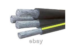 Approvisionnement électrique de Nassau 100 FT Aluminium URD Dyke 2-2-2-4 Câble Enterrement Direct