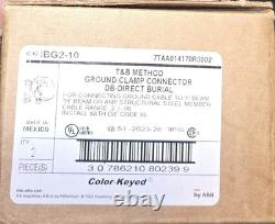 Boîte 2 - Thomas & Betts IBG2-10 Collet de mise à la terre en I-beam pour enfouissement direct E-Z-Ground