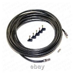 CÂBLE COAXIAL RG11 FIL EXTÉRIEUR/INTÉRIEUR lot Enterré Direct TriShield Cordons