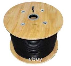 Câble CAT6 blindé FTP extérieur 23AWG 550mhz 1000FT solide Direct Burial UV