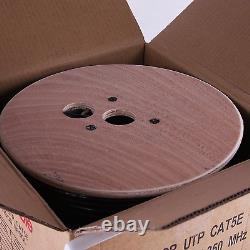 Câble Cat6 extérieur 1000 pieds. 23AWG double gaine pour enfouissement direct souterrain résistant aux intempéries