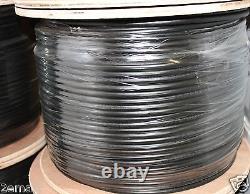 Câble Cat6e extérieur enterré directement étanche 1000FT réseau Ethernet en mur