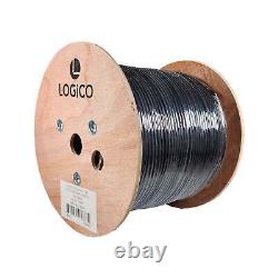 Câble Ethernet Cat6 UTP 1000FT pour extérieur, enterré directement, 23AWG cuivre nu