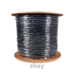 Câble Ethernet Cat6 UTP 1000FT pour extérieur, enterré directement, 23AWG cuivre nu