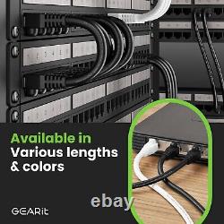 Câble Ethernet Cat6 enterrable à haute vitesse de 250 pieds, résistant aux UV pour l'extérieur