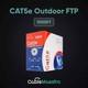 C&acirc;ble Ethernet R&eacute;seau Cat5 Ftp 1000ft Ext&eacute;rieur 23awg Solide &agrave; Enterrer Directement