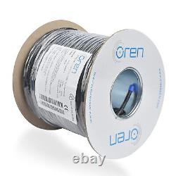Câble Ethernet extérieur CAT6 Oren 100M Direct Burial - Cuivre pur 23 AWG 400MHz