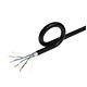 Câble Ftp Extérieur 500ft Enterré Directement Cat5e 24 Awg Résistant Aux Uv Noir ExtÉrieur