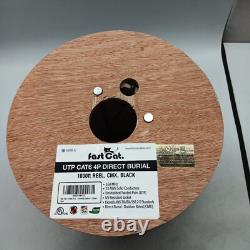Câble Fast Cat UTP Cat6 4P 1000ft extérieur pour enfouissement direct Ethernet 23AWG CMX 550mh