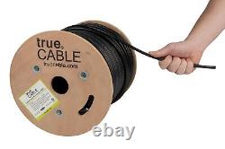 Câble TrueCABLE Cat6 à enfouissement direct, blindé FTP, 500ft, étanche, classé extérieur CMX