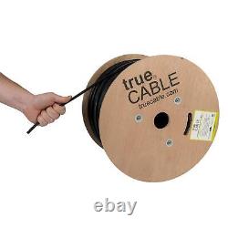 Câble TrueCABLE Cat6 à enfouissement direct, blindé F/UTP, 1000 pieds, étanche, extérieur