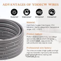 Câble UF-B 10/2 en cuivre pur à 100% 10AWG 2 connecteurs Enterrement direct 100FT 10AWG/2