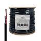 Câble Audio 16/2 Awg 500ft Pour Haut-parleur Encastré Extérieur à Enfouissement Direct Uv Noir