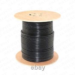 Câble coaxial RG11 en rouleau pour usage extérieur/intérieur, enterré directement, à triple blindage