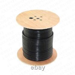 Câble coaxial RG11 en rouleau pour usage extérieur/intérieur, enterré directement, à triple blindage