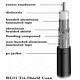 Câble Coaxial Rg11 Extérieur/intérieur Lot Enterré Directement Coax Rg 11