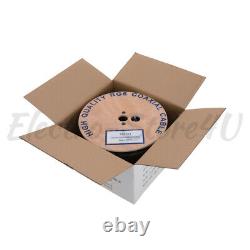 Câble coaxial RG6 à double blindage pour enterrement direct, en vrac, fil coaxial 18AWG pour satellite