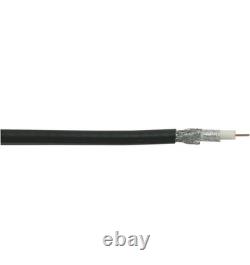Câble coaxial RG6 pour extérieur, enterré directement, fil à double blindage 18AWG, pèse 6,4 lbs
