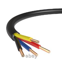 Câble d'alarme de sécurité extérieur de 500 pieds 18AWG SOLID CCA 18/4 Enterré Direct en vrac