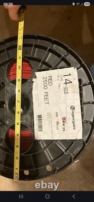 Câble d'alimentation en cuivre solide de 14 AWG à enfouir directement, bobine de 2500 pieds, TWU 14UF35