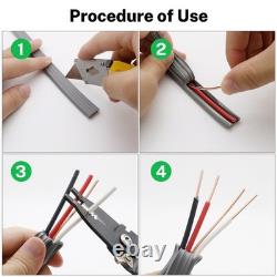 Câble d'alimentation enterré direct extérieur 12/3 UF de 100 pieds