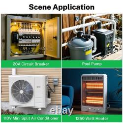 Câble d'alimentation souterrain à enfouir directement 12/2 UF extérieur 100 pieds