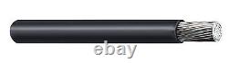 Câble d'enfouissement direct URD en aluminium monobrin Mercer de calibre 4 AWG, 400', 600V