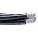 Câble D'enfouissement Direct En Aluminium Triplex Stephens 2-2-4 Urd 600v (120 Ampères)