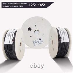 Câble d'enterrement direct 12AWG 2 conducteurs 12/2 265ft pour éclairage paysager basse tension