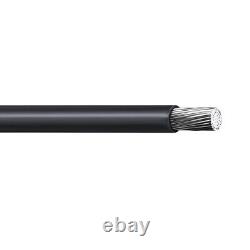 Câble d'enterrement direct URD en aluminium à un seul conducteur de calibre 3/0 AWG de Tufts (195 Amp) 600V