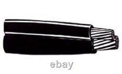 Câble d'enterrement direct en aluminium duplex 4-4 URD 750' Delgado 600V
