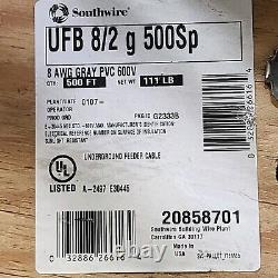 Câble de fil d'alimentation souterrain direct d'enfouissement Southwire UF-B 125 pieds 8/2