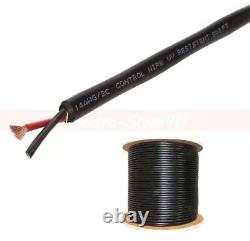 Câble de haut-parleur 16AWG 500ft Enfouissement direct extérieur UV 16/2 Jauge Fil audio en vrac