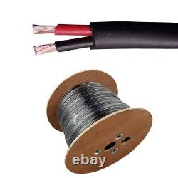 Câble de haut-parleur audio extérieur 500 pieds 14AWG 14/2 fil de enterré lourd noir